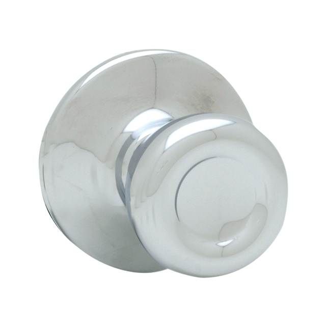 Kwikset 200T-26 Tylo Knob Passage Door Lock with 6AL Latch and RCS Strike Bright Chrome Finish