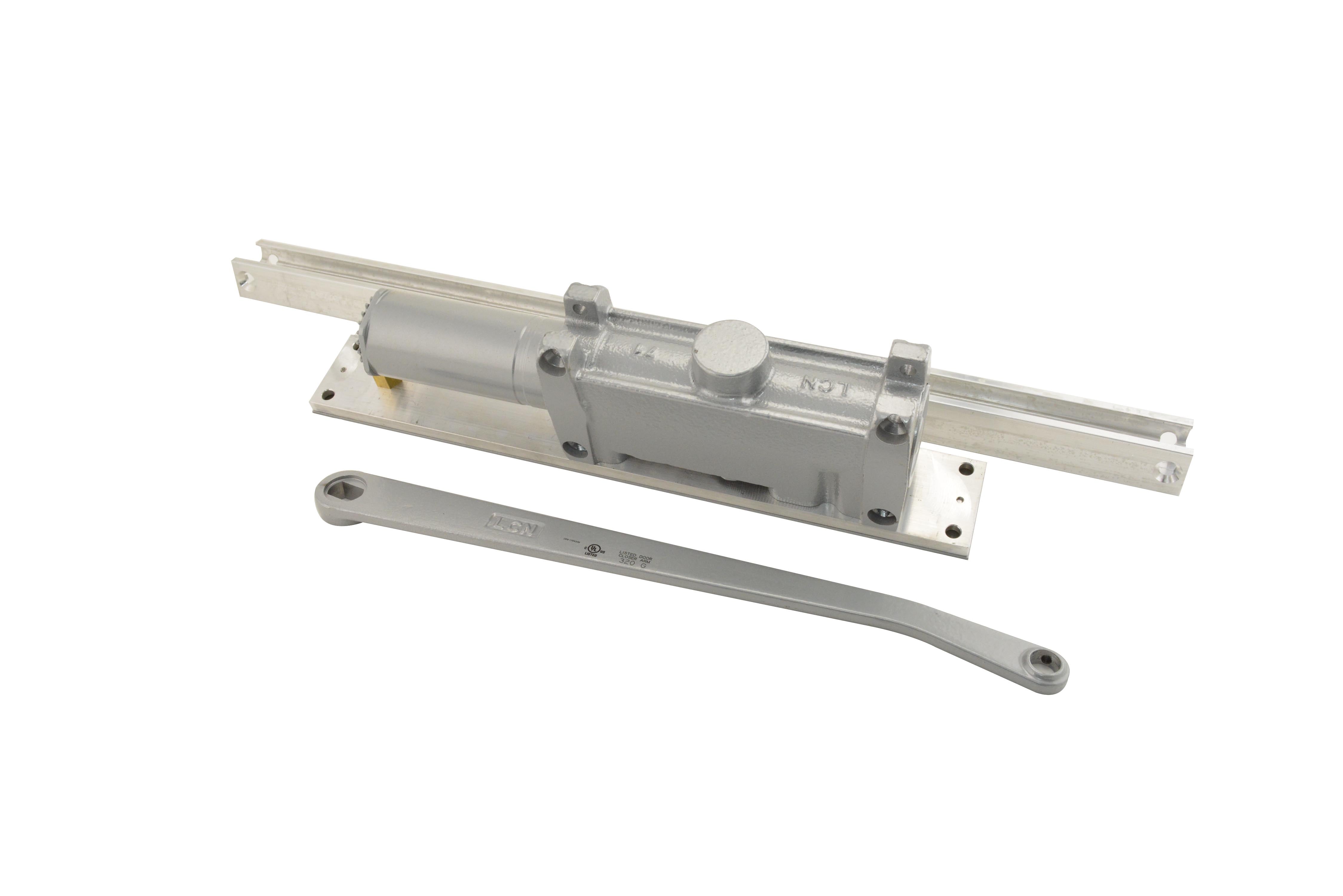LCN 2011STDALLH Left Hand Regular In Frame Size 1 Concealed Closer 689 Aluminum Finish Main image