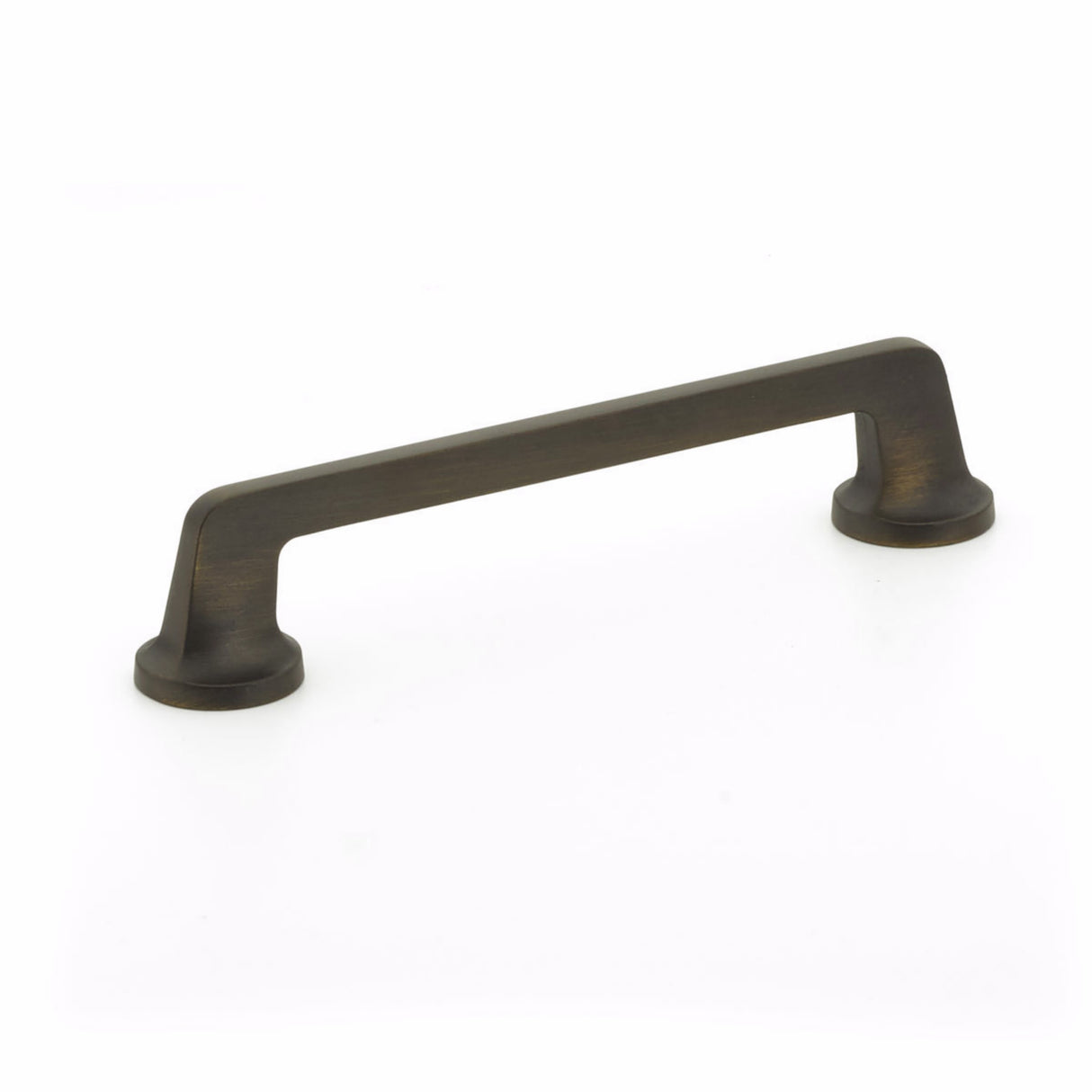 Schaub 202-ABZ 6" Center to Center Northport Flat Cabinet Pull Ancient Bronze Finish
