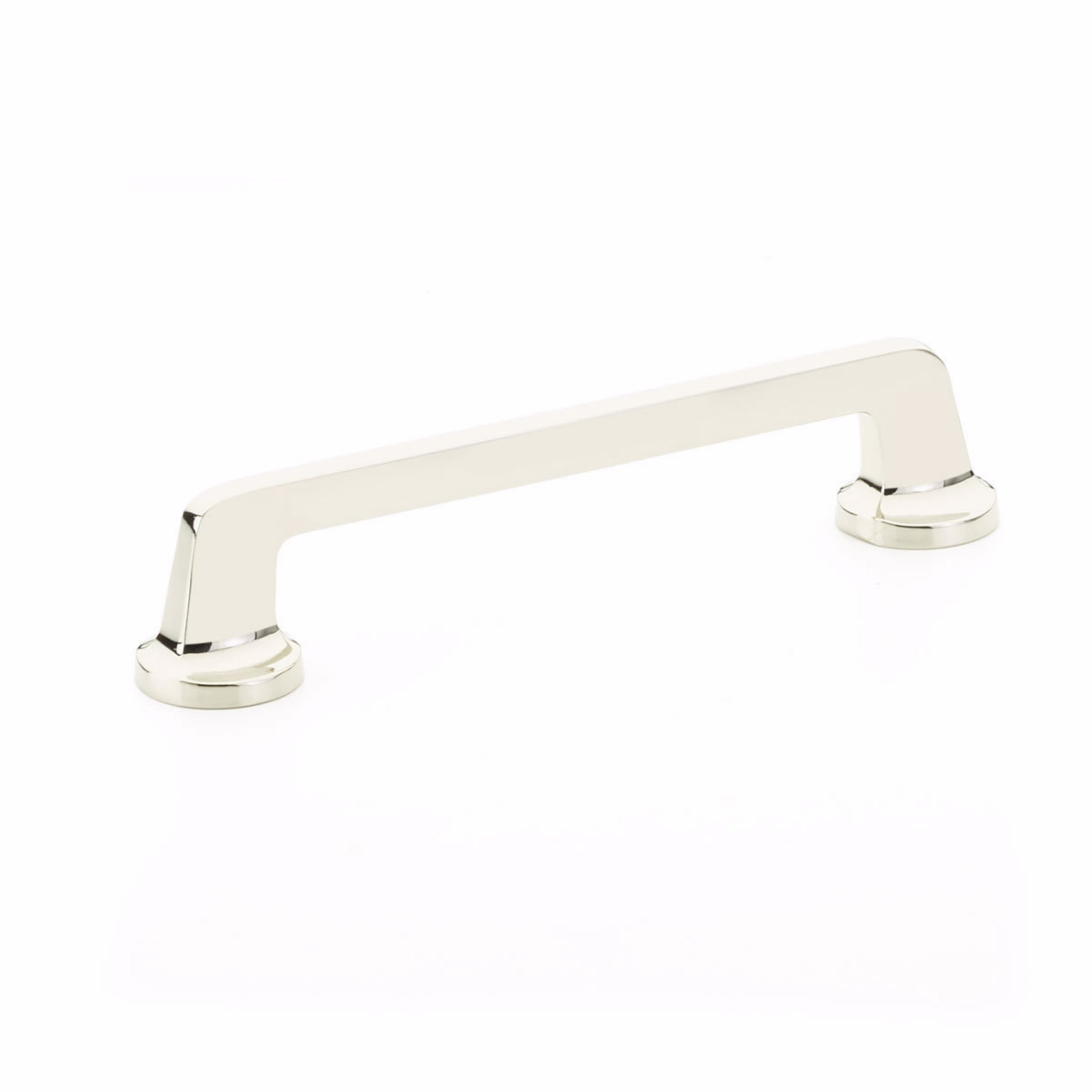 Schaub 202-PN 6" Center to Center Northport Flat Cabinet Pull Polished Nickel Finish Main image