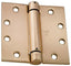 Best Hinges 2060R412P 4-1/2" x 4-1/2" Spring Hinge # 420935 Prime Coat Finish