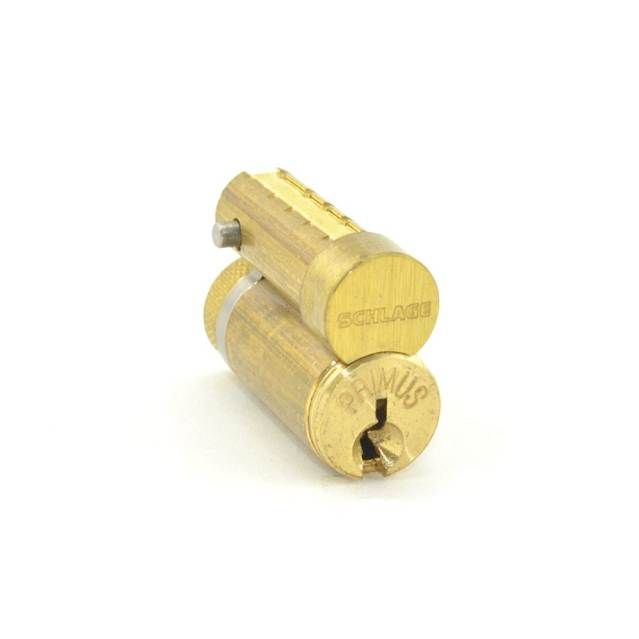 Schlage Commercial 20740C606LKB Primus Full Size Core C Keyway Less Key Blank Satin Brass Finish TND # P01805 Main image