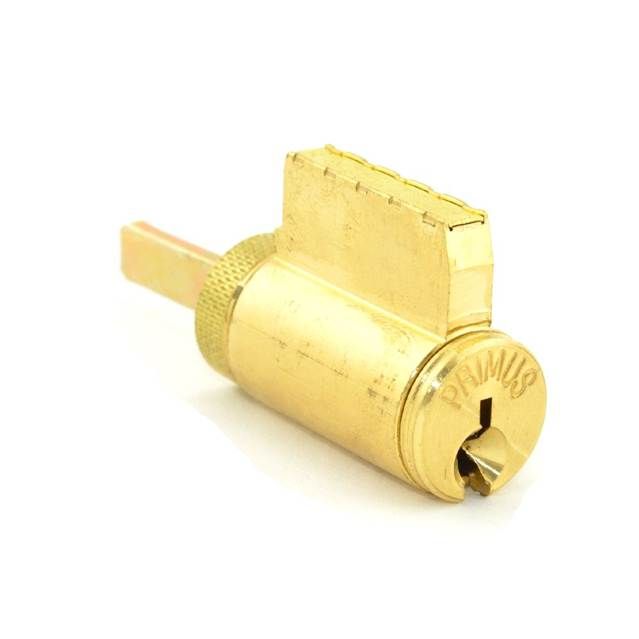 Schlage Commercial 20765C606LKB ND Series Primus Cylinder C Keyway Less Key Blank Satin Brass Finish TND # P01805