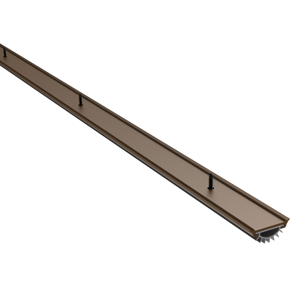 Pemko 209DV36 36" (3') Door Shoe with Vinyl Dark Bronze Finish