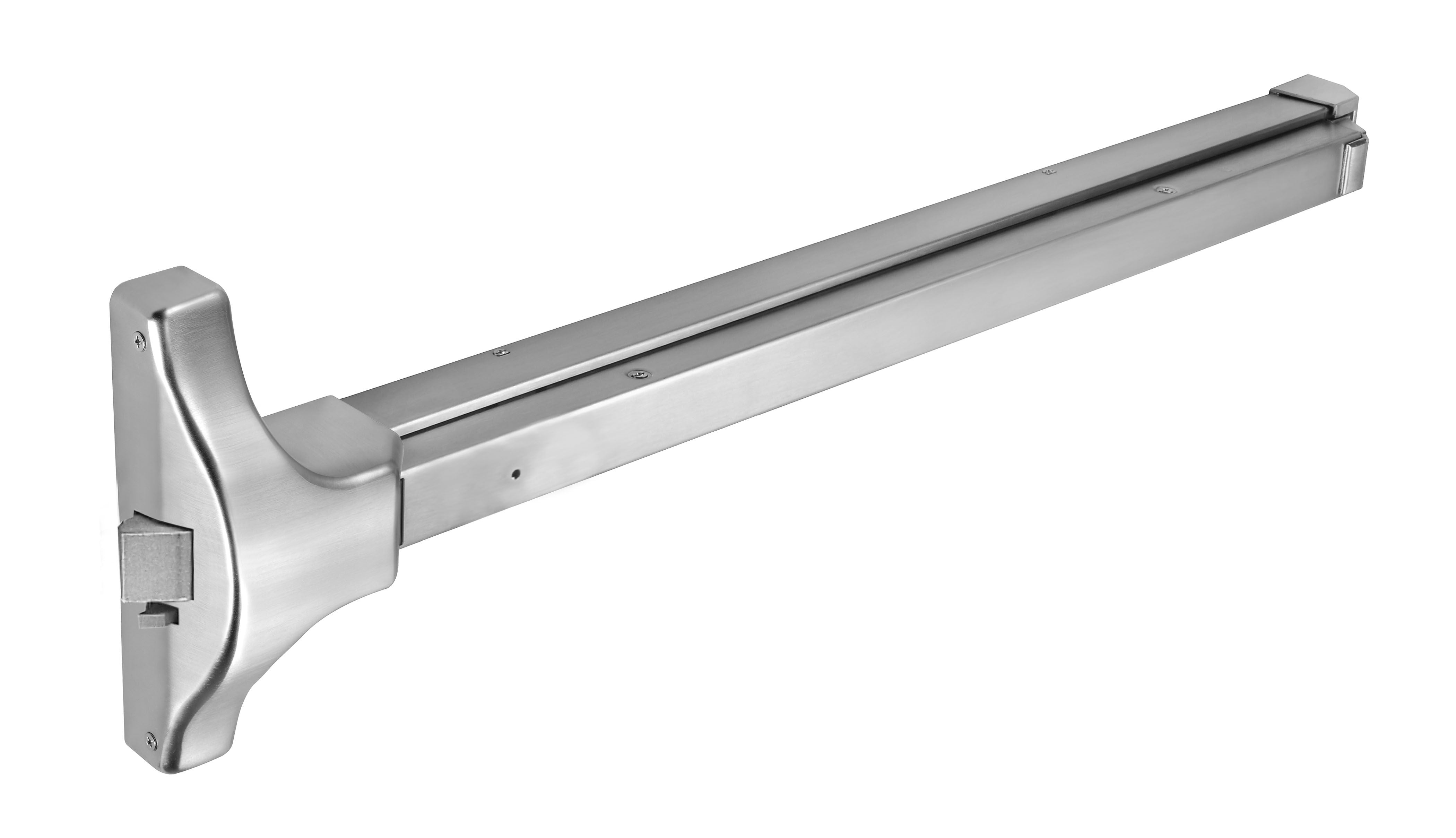 ASSA Abloy Accentra 210036630 3' Exit Only Rim Exit Device US32D (630) Satin Stainless Steel Finish Main image