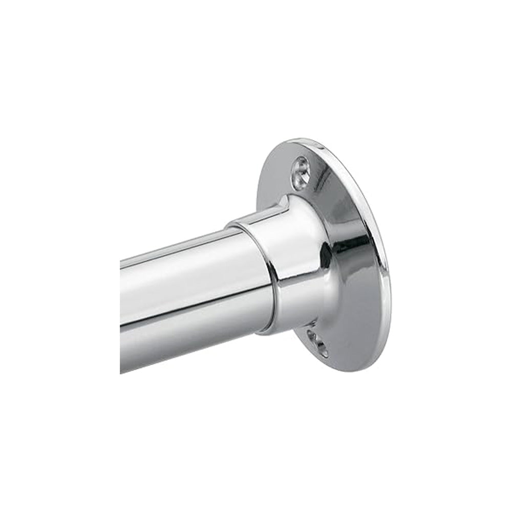 Moen 210155SS Donner Commercial 5' Shower Rod Satin Stainless Steel Finish