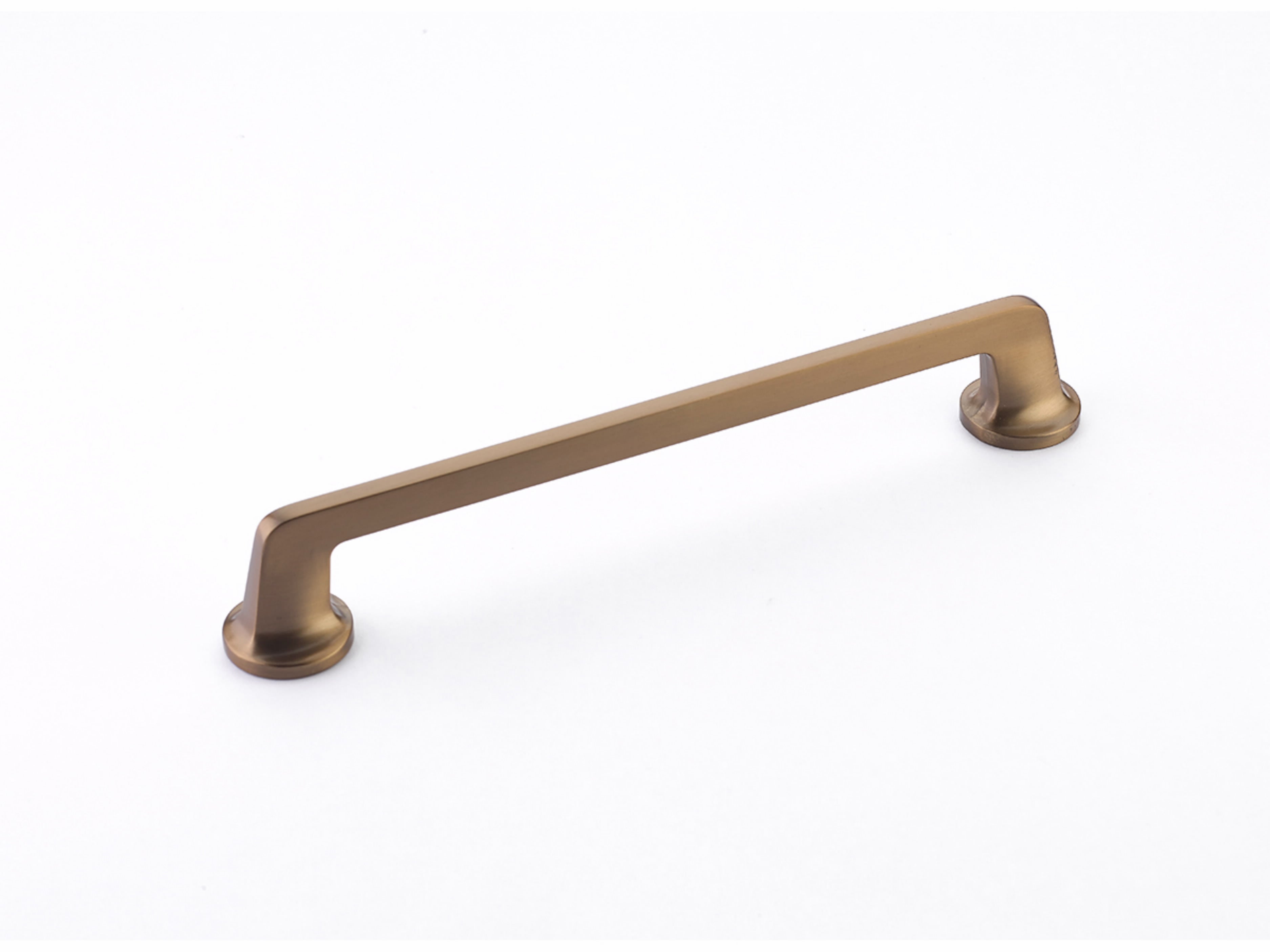 Schaub 213-BBZ 8" Center to Center Northport Round Cabinet Pull Brushed Bronze Finish Main image