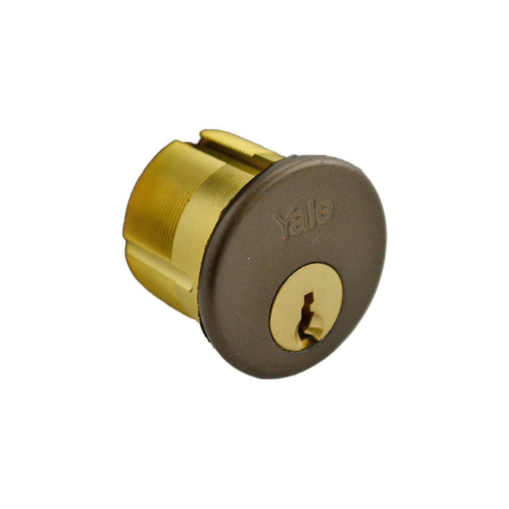 ASSA Abloy Accentra 2153GA613118 1-1/8" 6 Pin Mortise Cylinder with GA Keyway US10B (613) Oil Rubbed Bronze Finish Main image