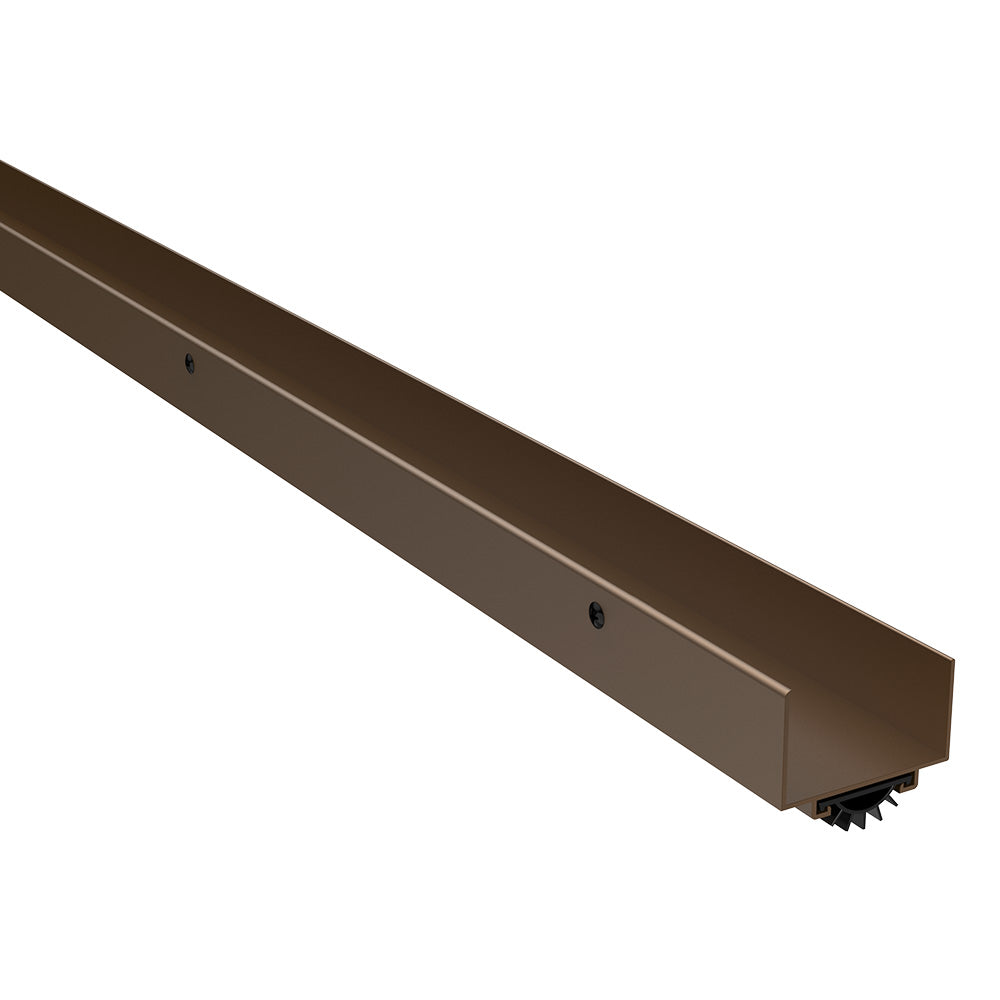 Pemko 217DV36 36" (3') Door Shoe with Vinyl Dark Bronze Finish