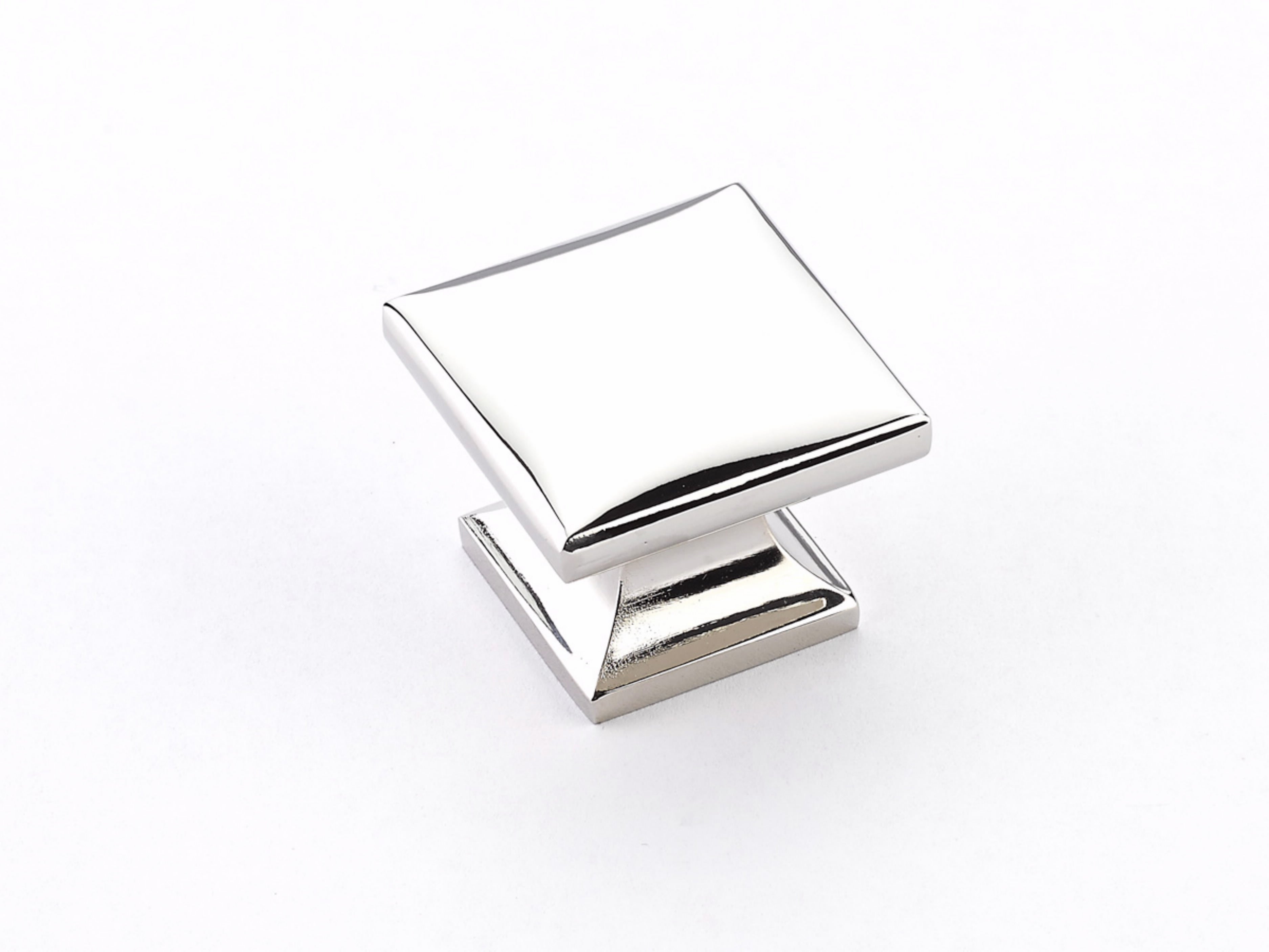 Schaub 219-PN 1-3/8" Northport Square Cabinet Knob Polished Nickel Finish Main image