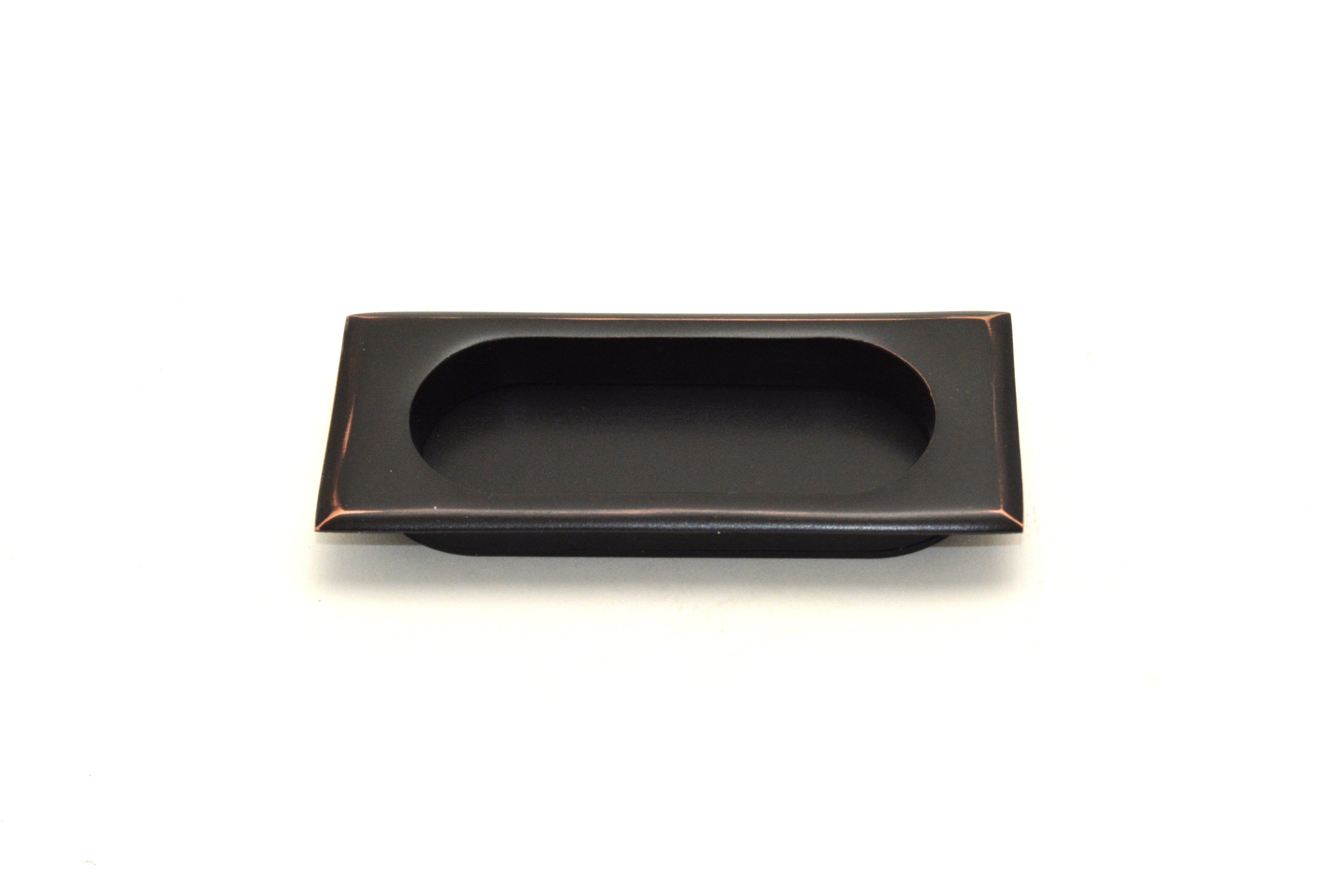Emtek 2201US10B Rectangular Flush Pull Oil Rubbed Bronze Finish Main image