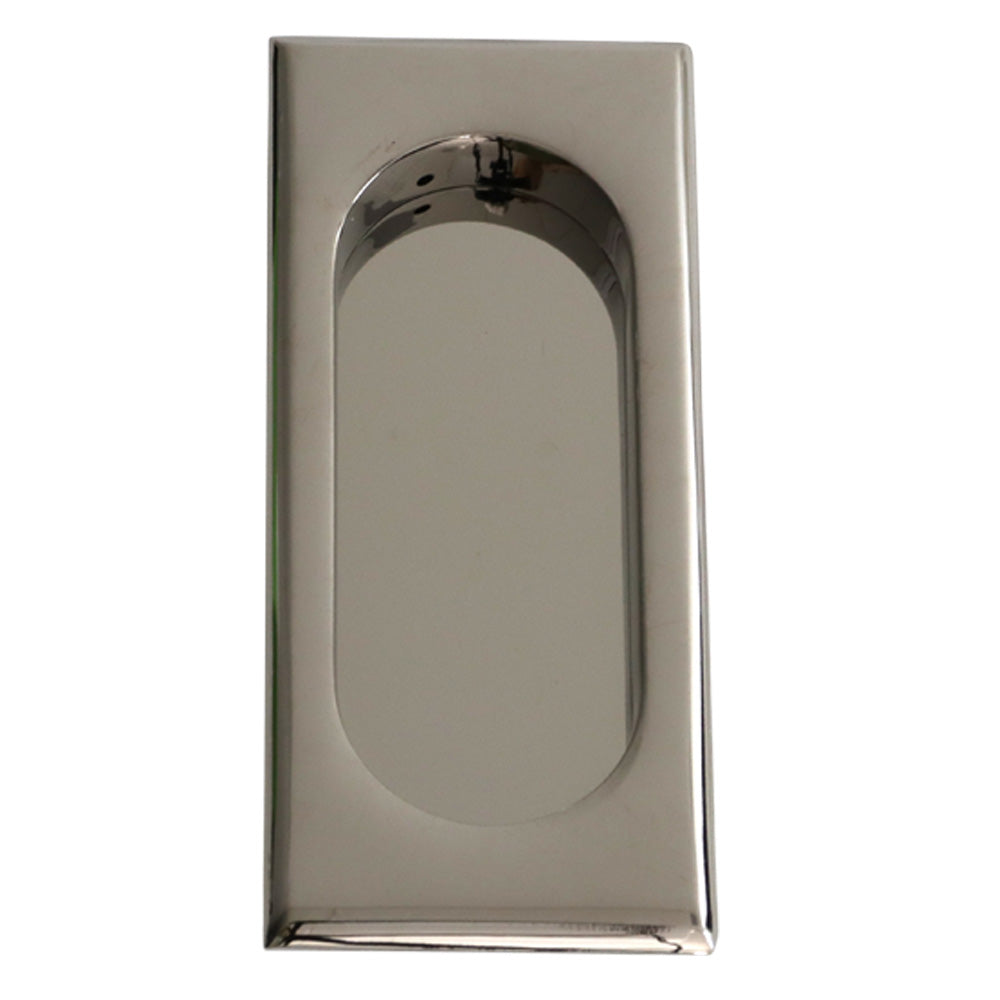 Emtek 2201US14 Rectangular Flush Pull Polished Nickel Finish Main image