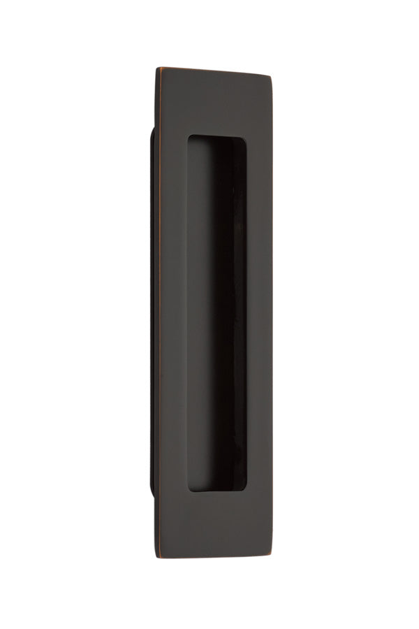 Emtek 220306US10B 6" Modern Rectangular Flush Pull Oil Rubbed Bronze Finish Main image