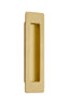 Emtek 220306US4 6" Modern Rectangular Flush Pull Satin Brass Finish