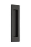 Emtek 220307US19 7" Modern Rectangular Flush Pull Flat Black Finish