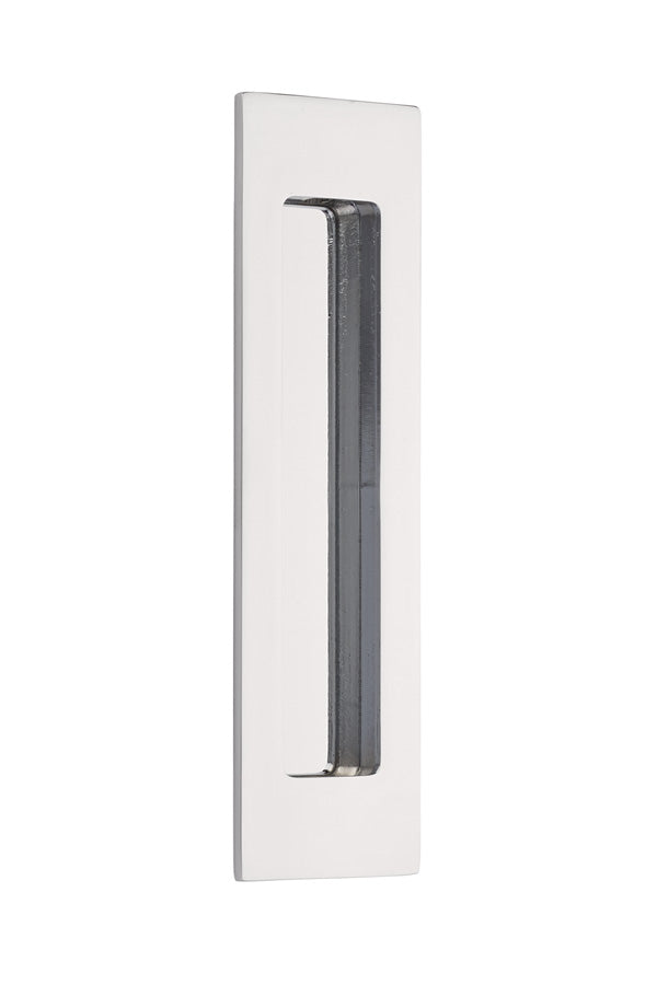 Emtek 220307US26 7" Modern Rectangular Flush Pull Polished Chrome Finish Main image