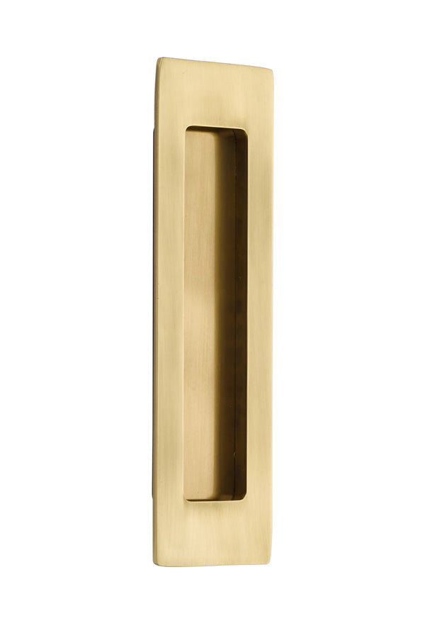 Emtek 220307US7 7" Modern Rectangular Flush Pull French Antique Brass Finish Main image