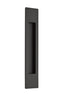 Emtek 220310US19 10" Modern Rectangular Flush Pull Flat Black Finish