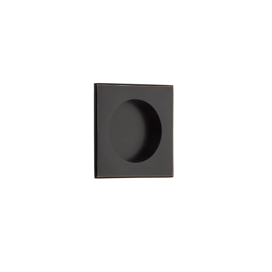 Emtek 2213US10B Square Flush Pull Oil Rubbed Bronze Finish Main image