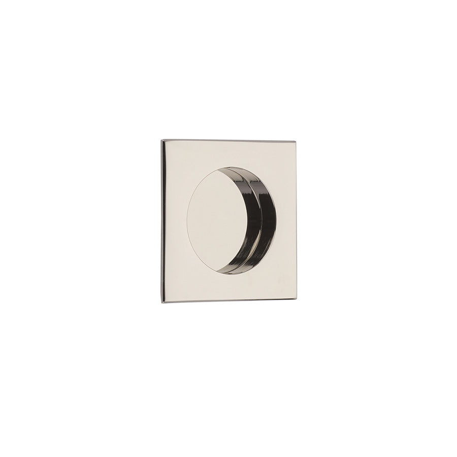 Emtek 2213US14 Square Flush Pull Polished Nickel Finish Main image