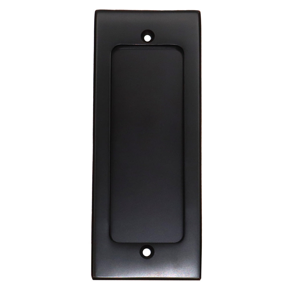 Emtek 2215US10B Modern Rectangular Flush Pull Oil Rubbed Bronze Finish Main image