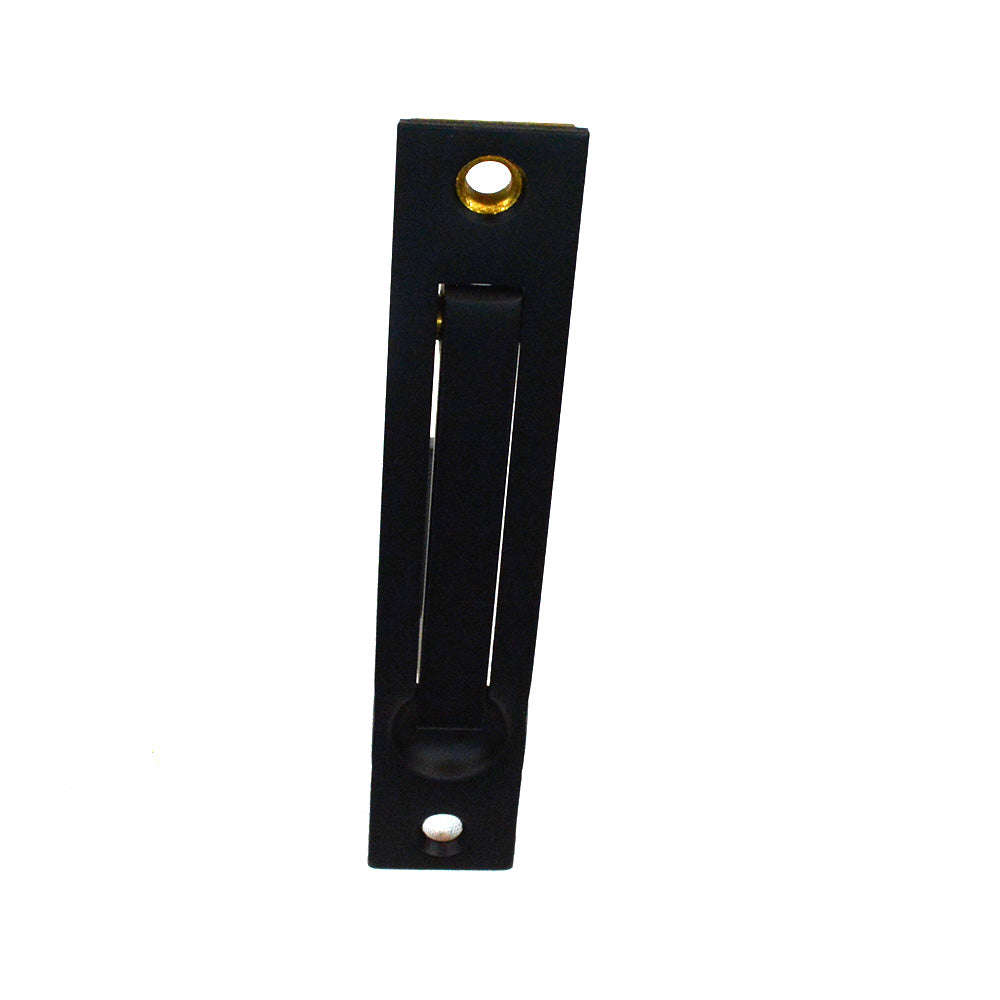 Emtek 2221US19 Edge Pull Flat Black Finish Main image