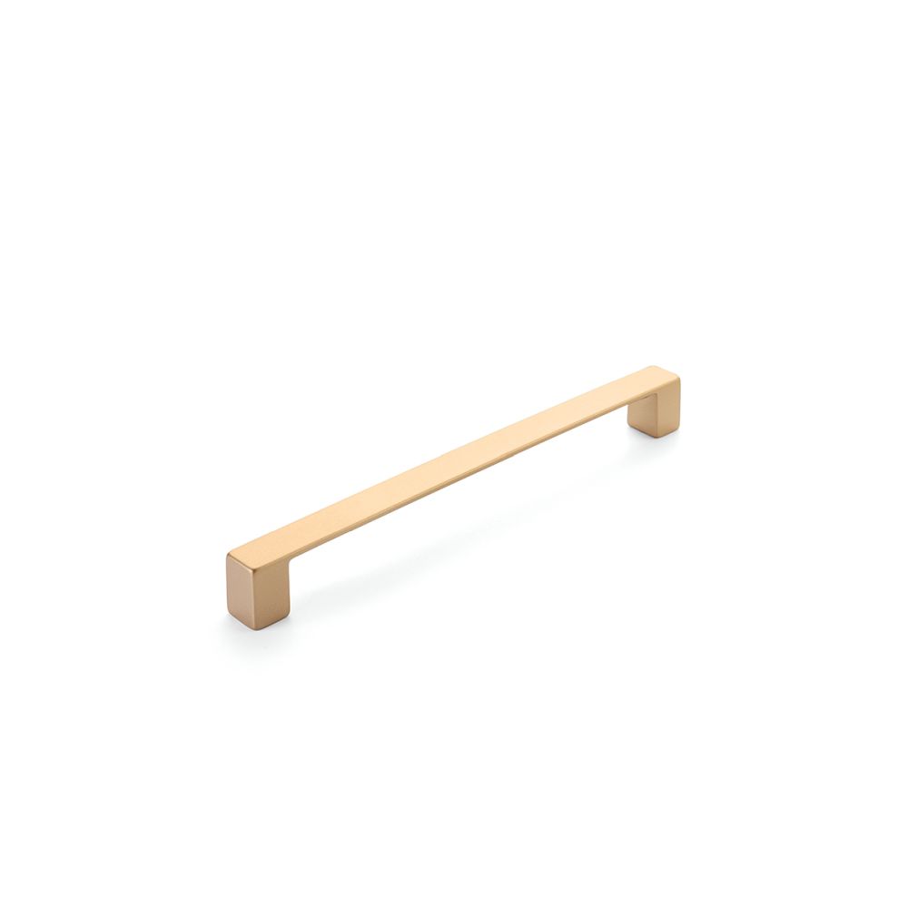 Schaub 223-SSB Classico 192 mm Center to Center Cabinet Pull Signature Satin Brass Finish Main image