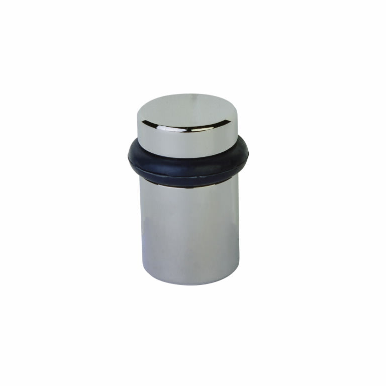 Emtek 2258US14 2" Cylinder Floor Bumper Polished Nickel Lifetime Finish Main image
