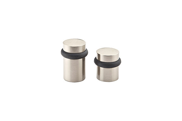 Emtek 2258US15 2" Cylinder Floor Bumper Satin Nickel Finish Main image