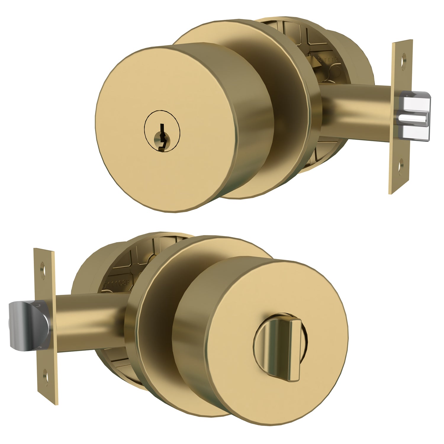 MEGA HANDLES Buena Door Knob Handle Entry/ Passage/ Privacy/ Dummy Main image