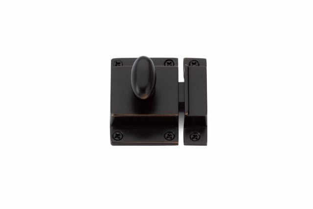 Emtek 2270US10B 2-1/4" x 2" Cabinet Latch Oil Rubbed Bronze Finish Main image