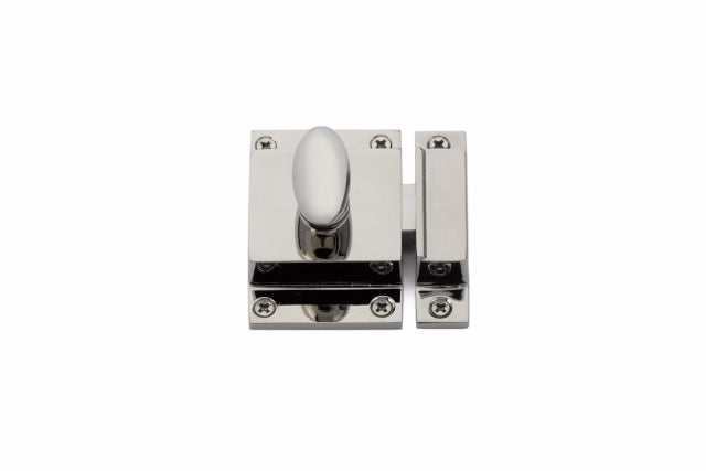 Emtek 2270US14 2-1/4" x 2" Cabinet Latch Polished Nickel Finish Main image