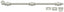 Deltana 24SB15 24" Surface Bolt; Heavy Duty; Satin Nickel Finish