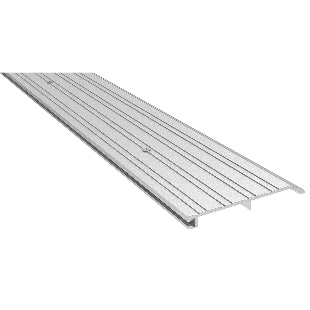 Pemko 255A73 73" (6' 1") x 5" x 1/2" Saddle Threshold Mill Finish Aluminum Finish Main image