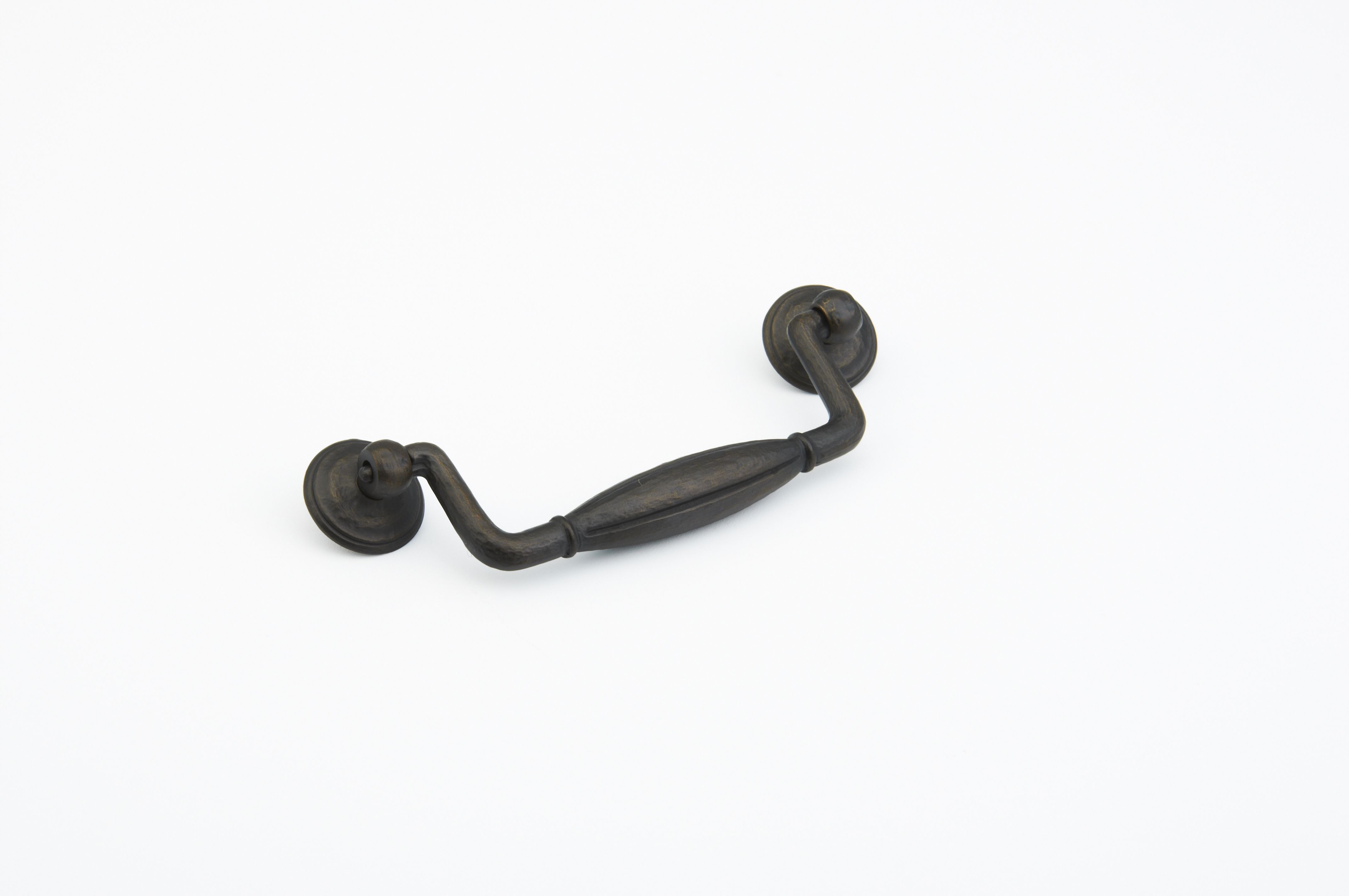 Schaub 258-ABZ 5" Center to Center Siena Bail Cabinet Pull Ancient Bronze Finish Main image