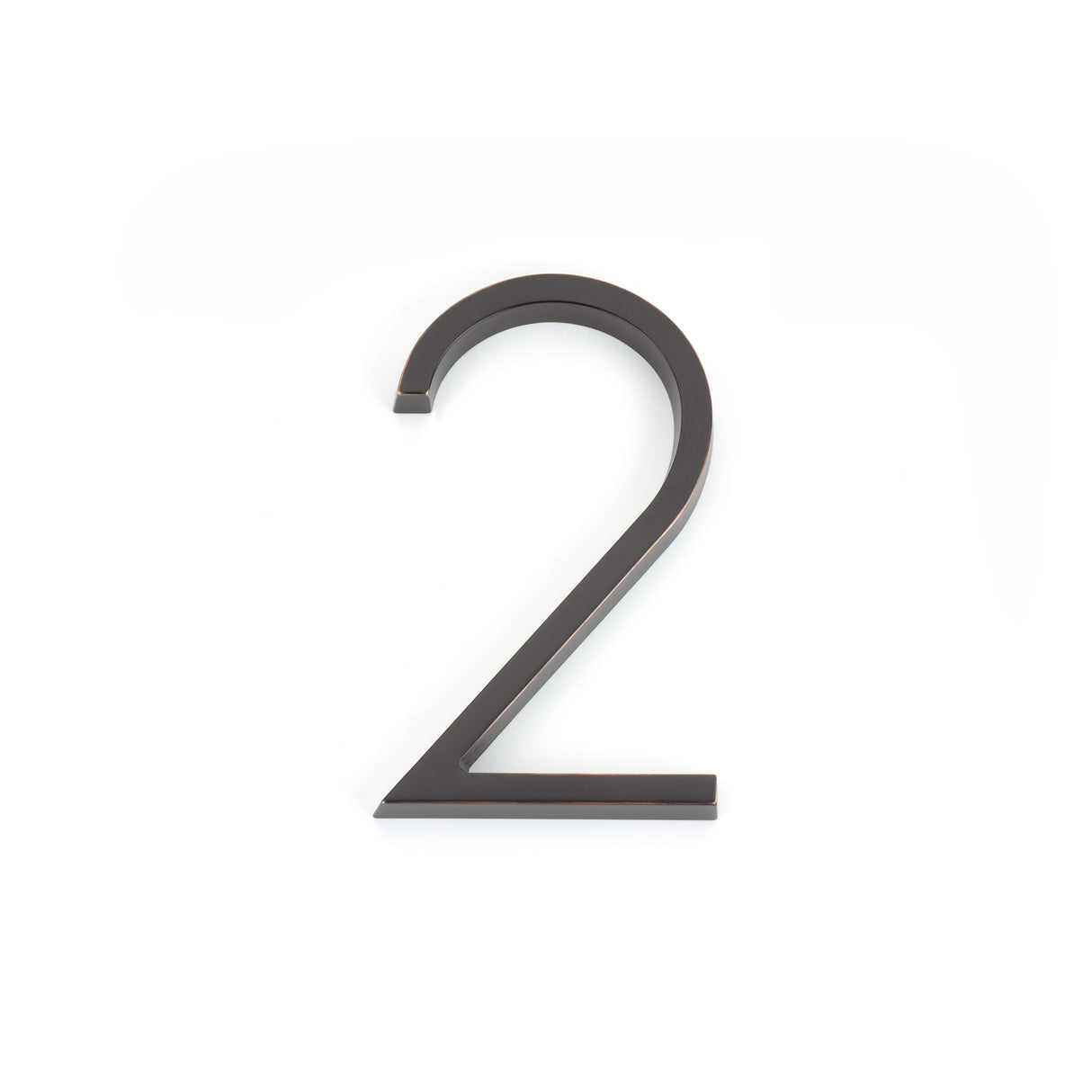 Emtek 2832US10B 7" Modern # 2 House Number Oil Rubbed Bronze Finish