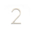 Emtek 2832US15 7" Modern # 2 House Number Satin Nickel Finish