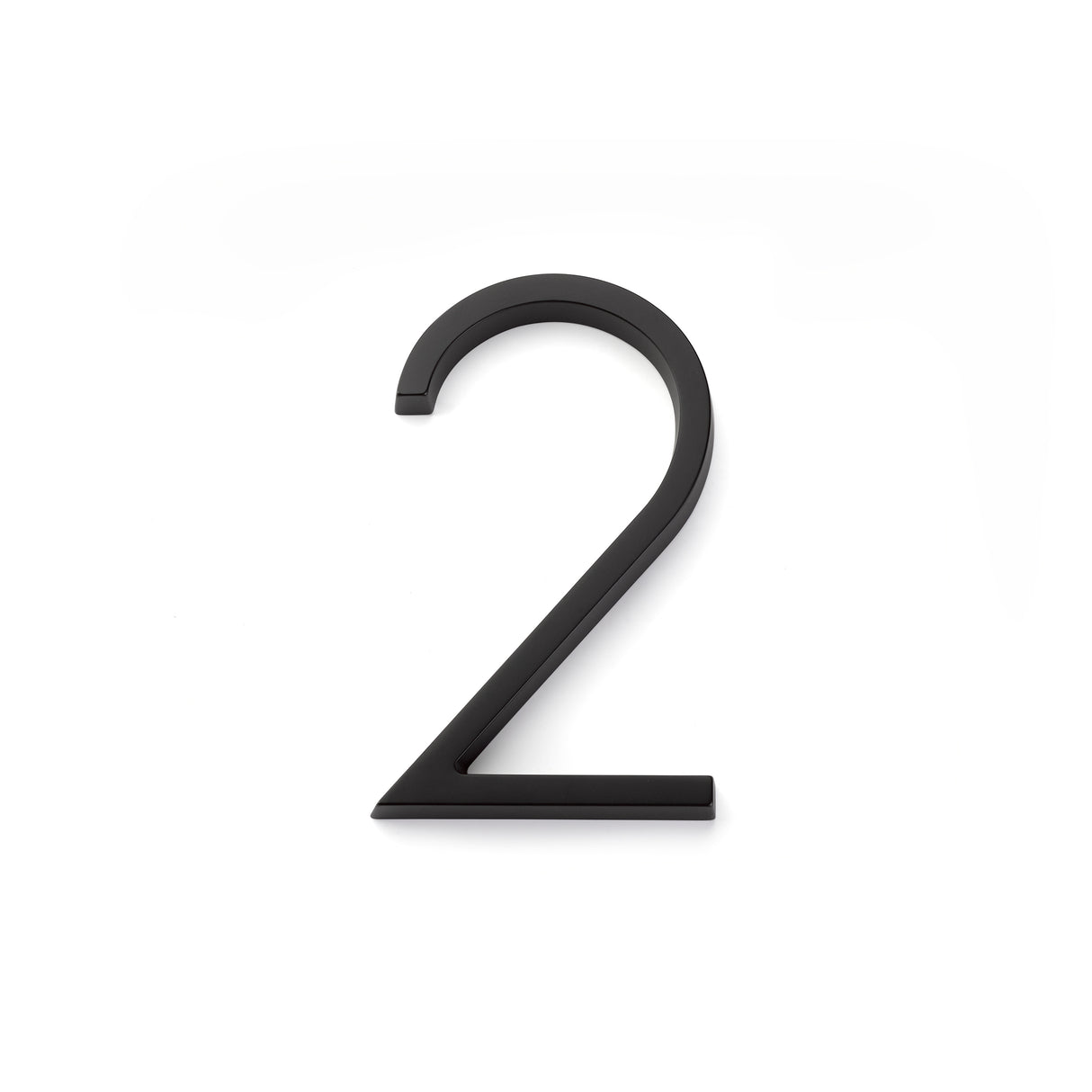 Emtek 2832US19 7" Modern # 2 House Number Flat Black Finish