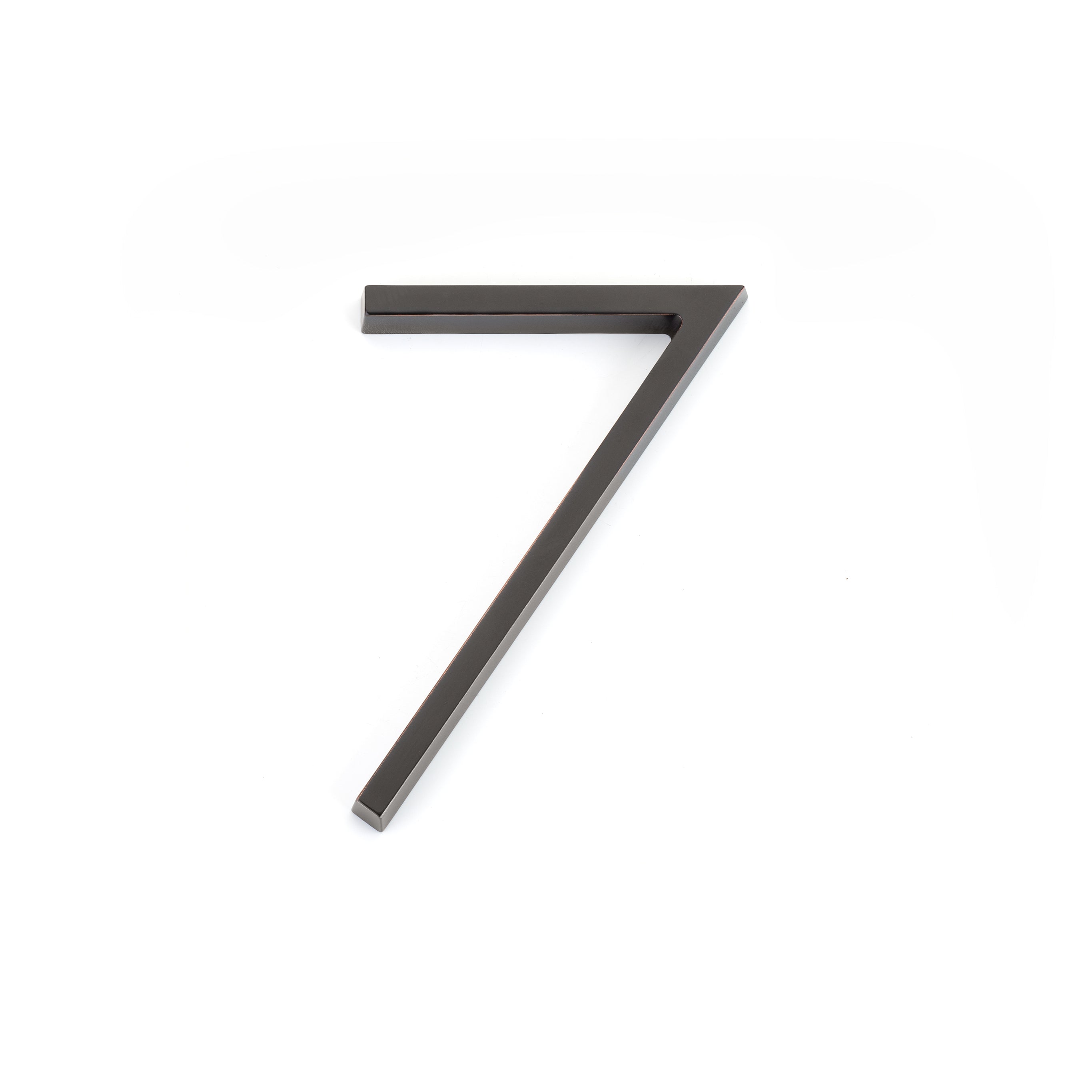 Emtek 2837US10B 7" Modern # 7 House Number Oil Rubbed Bronze Finish Main image