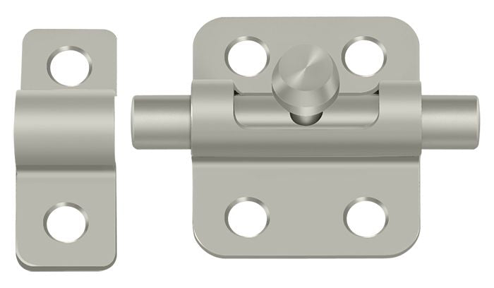 Deltana 2BBU15 2" Barrel Bolt; Satin Nickel Finish Main image
