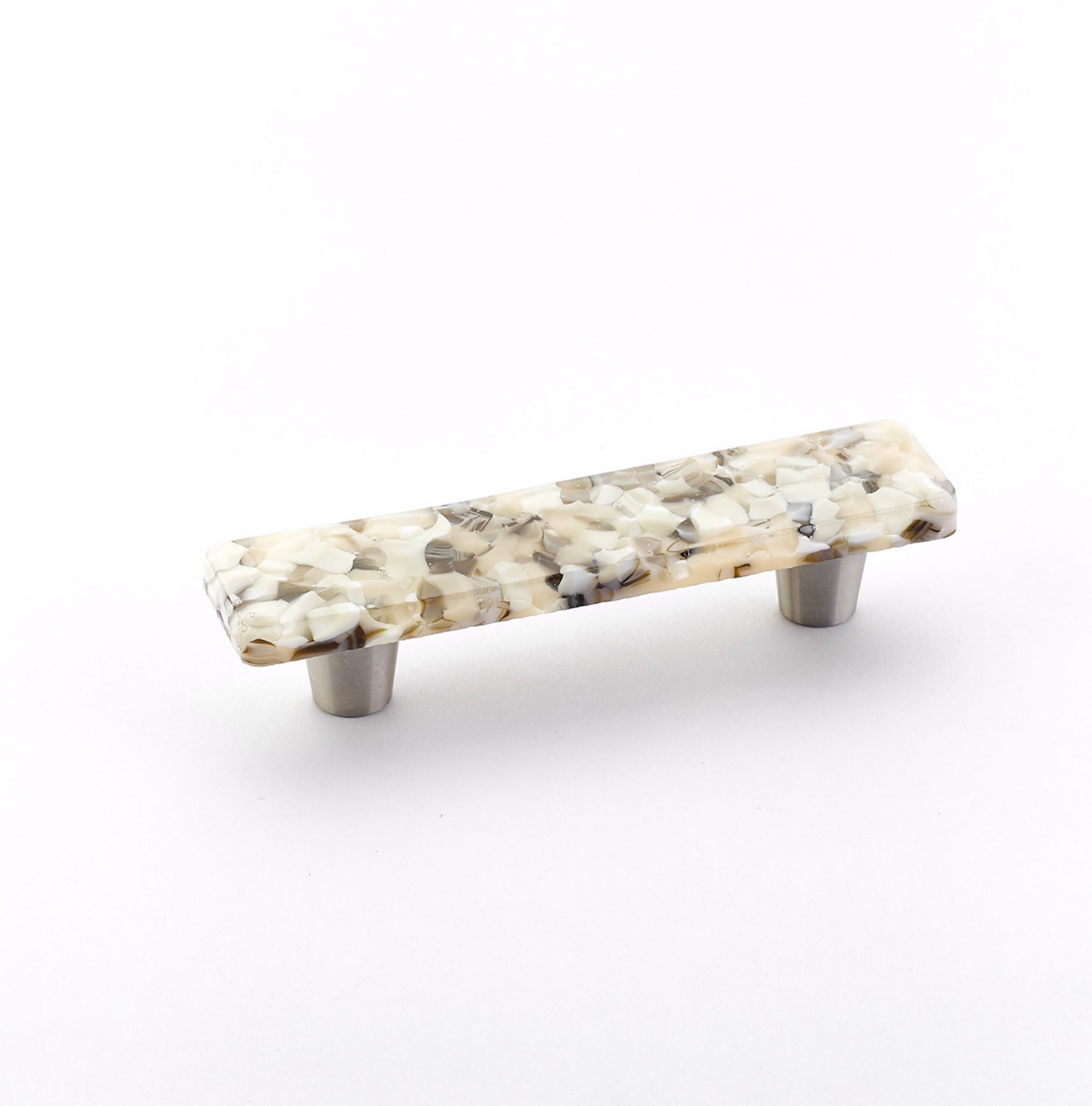 Schaub 30-SBP 3" Center to Center Ice Cabinet Pull Sable Pebbles Finish Main image