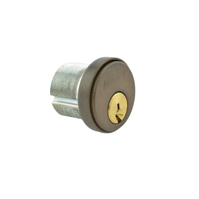 Schlage Commercial 30001C613118 1-1/8" Mortise Cylinder C Keyway with Compression Ring and Spring and L Cam Oil Rubbed Bronze Finish Main image