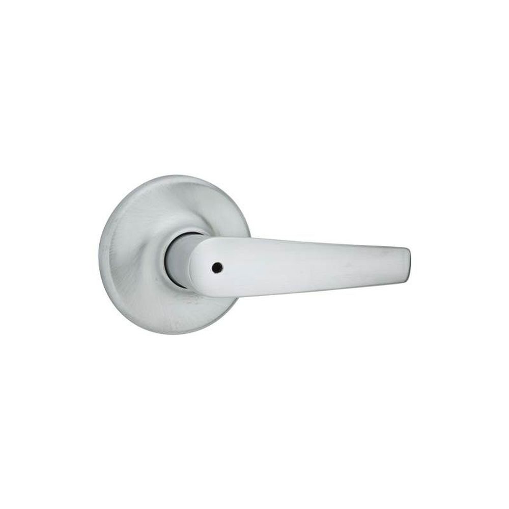 Kwikset 300DL-26D Delta Lever Privacy Door Lock with 6AL Latch and RCS Strike Satin Chrome Finish
