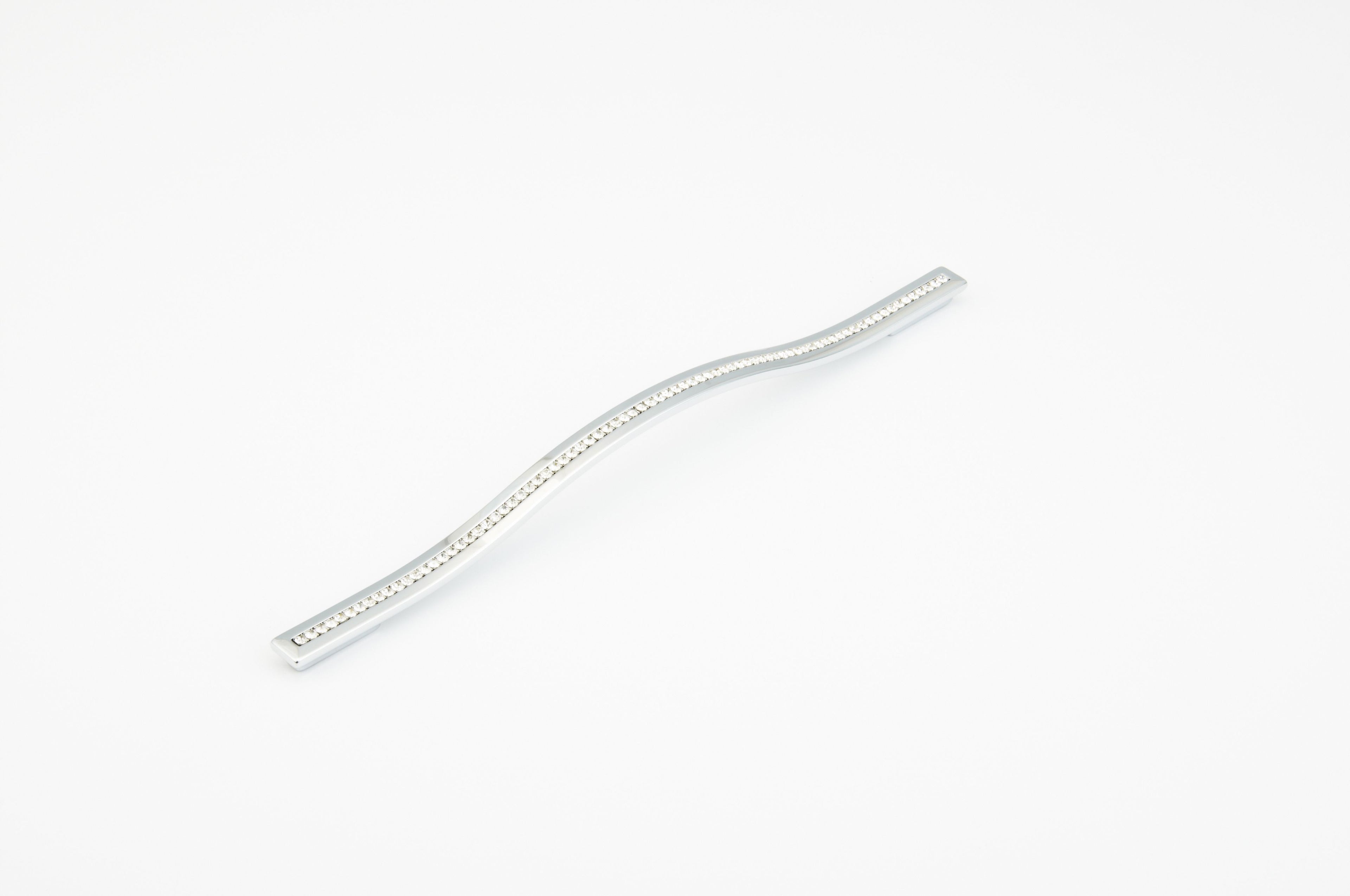 Schaub 303-26 288mm to 320mm Center to Center Skyevale Cabinet Pull with Crystals Polished Chrome Finish