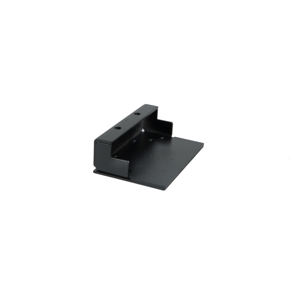 Trimco 3095BLACK UL Steel Mounting Bracket Stop 7/8" to 2-1/4" Black Finish Main image
