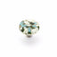 Schaub 31-GBP 1-1/2" Round Glass Ice Cabinet Knob Green Blue Pebbles Finish