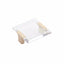 Schaub 315-SSB-CL 2-1/2" Center to Center Positano Clear Cabinet Pull Signature Satin Brass Finish