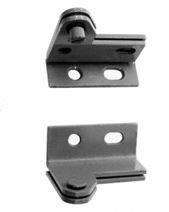 Best Hinges 34026DRH Right Hand Floor Mounted Wardrobe Pivot Set # 350158 Satin Chrome Finish Main image