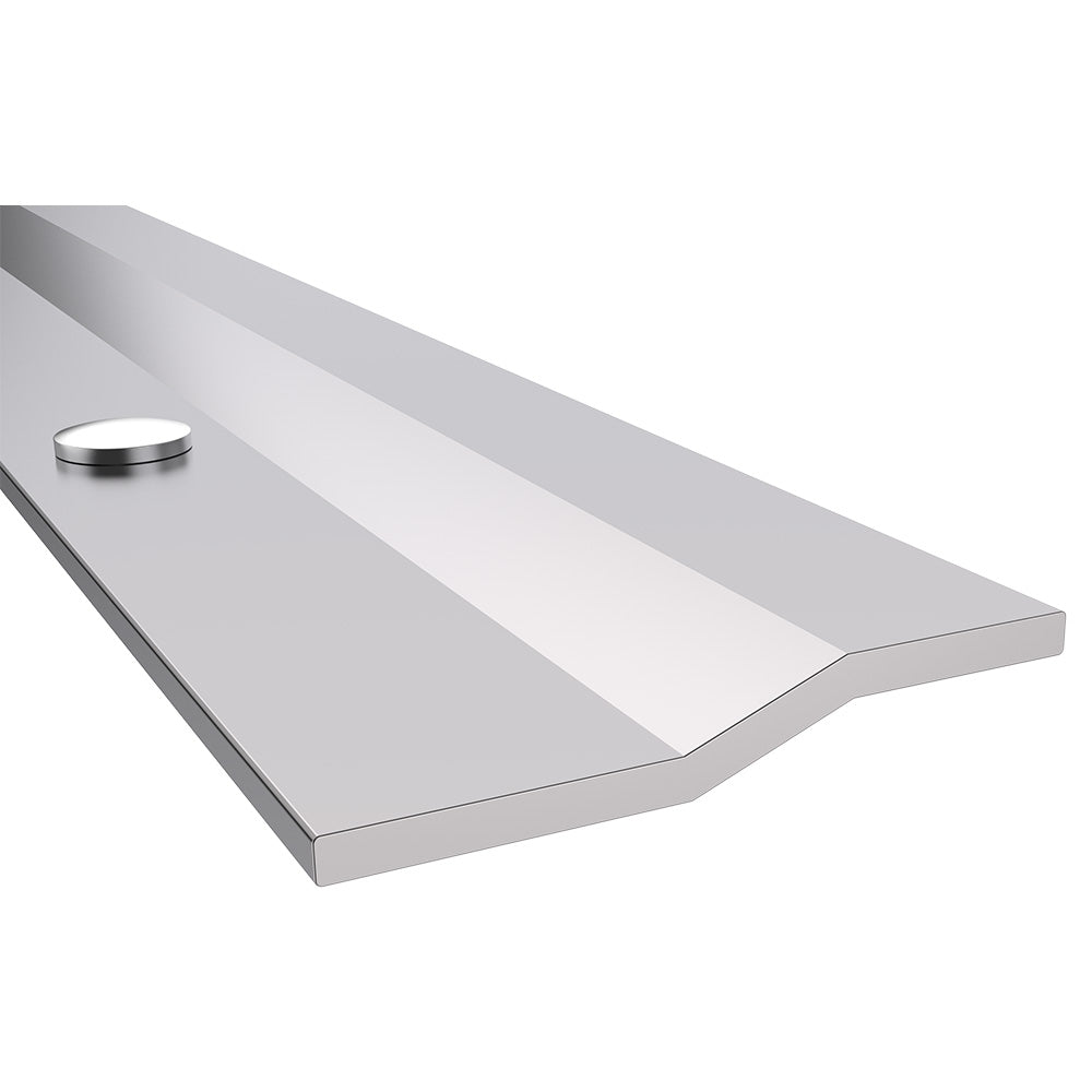 Pemko 3572SP84 84" (7') Offset Security Bar Galvanized Steel Finish