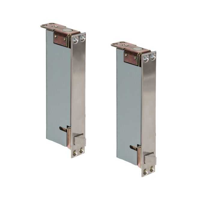 Trimco 3815LX3815L626630 Pair of Long UL Automatic Flush Bolt for Wood Doors Satin Chrome by Satin Stainless Steel Finish Main image